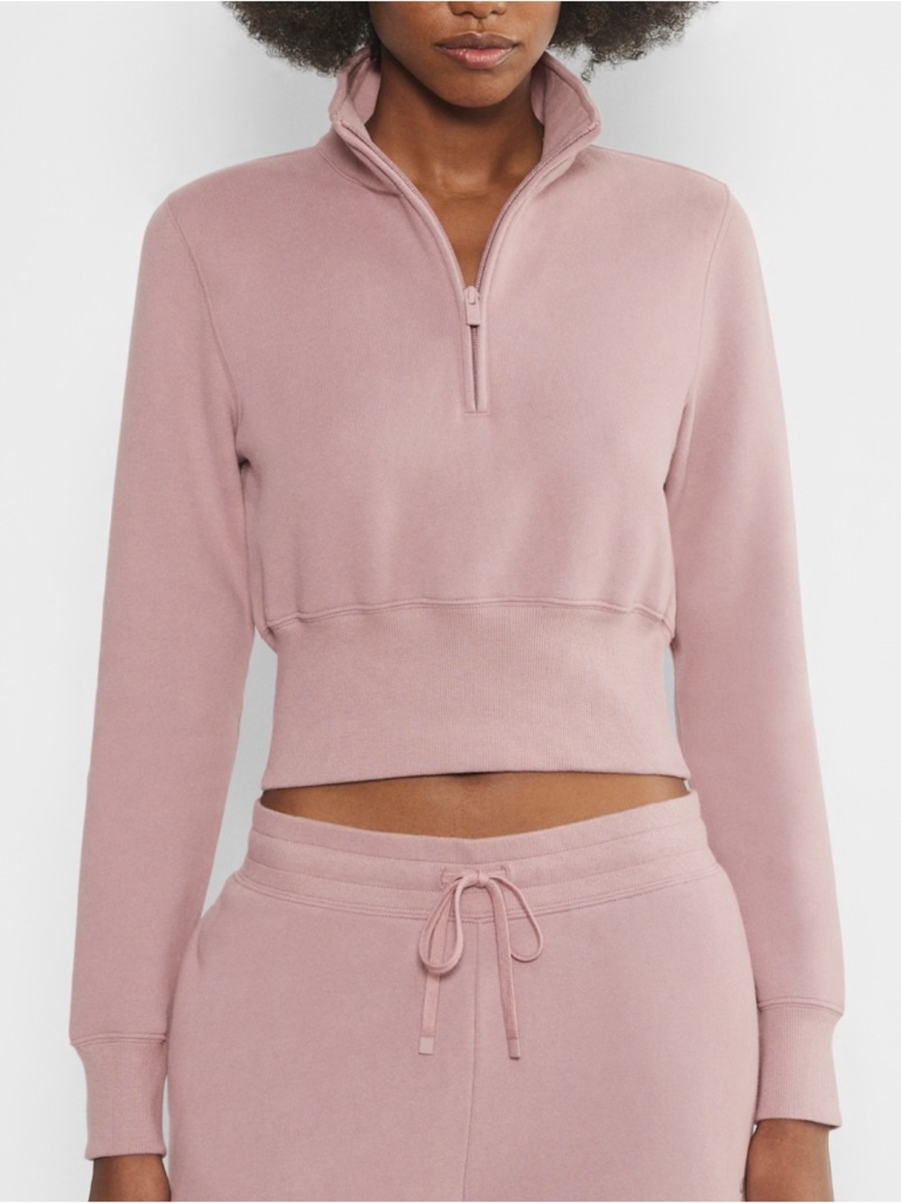 Aritzia Snug Fit Hi-Rib 1/2 Zip in Claremont BNWT